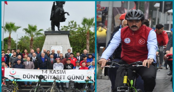 KAYMAKAM ARSLAN DİYABETE KARŞI PEDAL ÇEVİRDİ