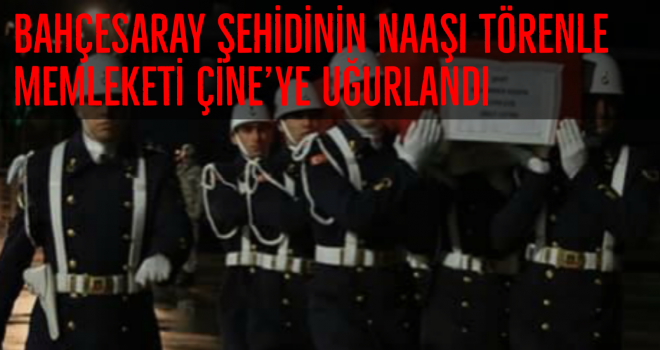 Bahçesaray şehidinin naaşı törenle memleketi Çine'ye uğurlandı