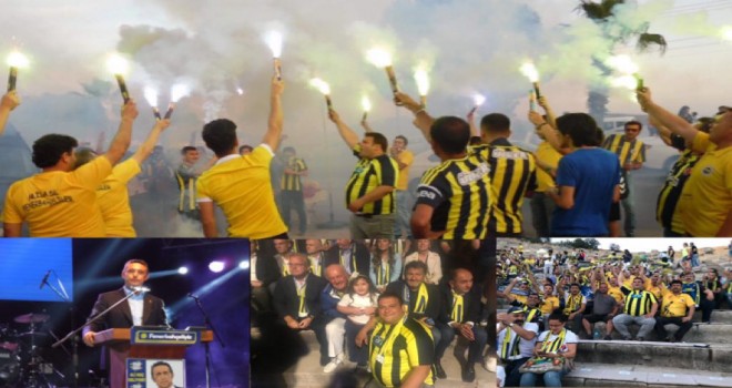 ALİ KOÇ BODRUMDA BİNLERCE FENERBAHÇELİ İLE BULUŞTU.