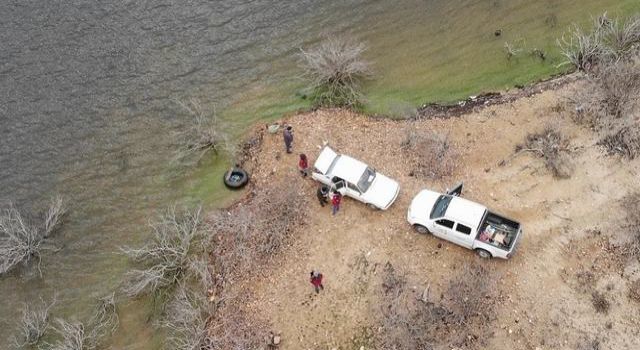 Geyik barajında sazan balığı avlayan şahıs drone ile yakalandı…