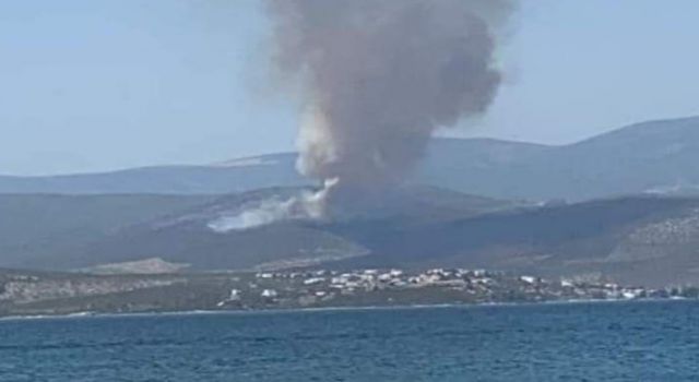 Kıyıkışlacık Bölgesinde Alevler Yeniden Yükseldi