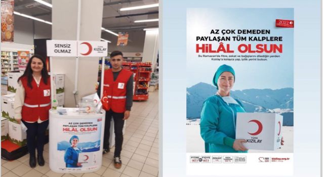 “Az Çok Demeden Paylaşan Tüm Kalplere Hilal Olsun”