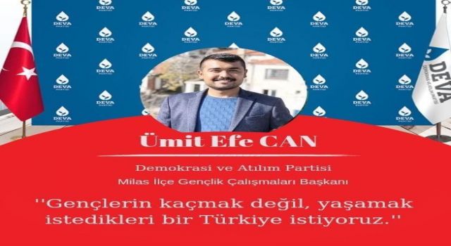 CAN: “GENÇLERİN KAÇMAK İSTEDİKLERİ DEĞİL; YAŞAMAK İSTEDİKLERİ BİR TÜRKİYE İSTİYORUZ”