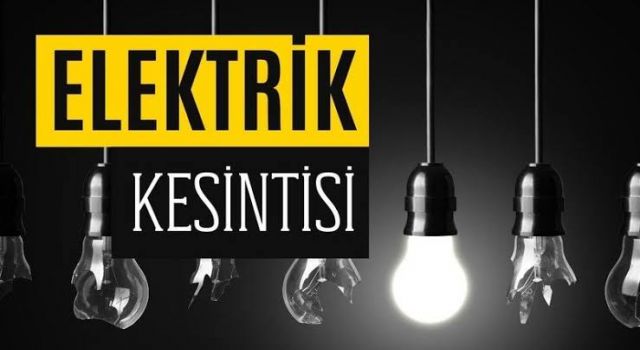 09:00-17:00 Arası Bu Mahallelerde Elektrik Kesintisi Yaşanacak.