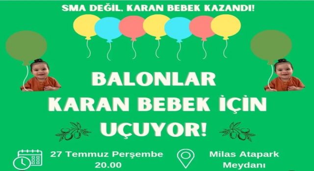 BALONLAR KARAN BEBEK İÇİN UÇACAK..