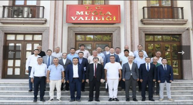 Akbelen Bölgesi Muhtarları Muğla Valiliğini Ziyaret Ettiler