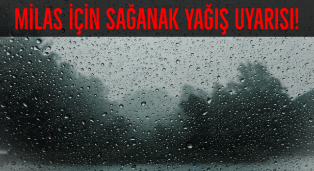 Sağanak Yağış Geliyor.