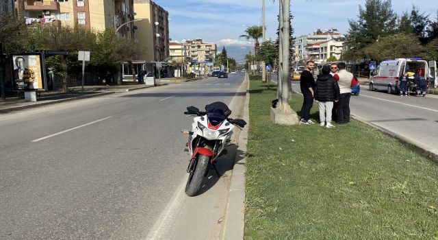 Halilbey Bulvarı’nda Meydana Gelen Trafik Kazasında Motosiklet Sürücüsü Yaralandı.