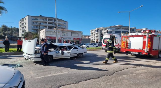 Takla Atan Araçtaki 1 Kişi Yaralandı.