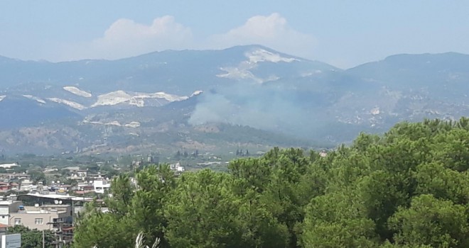 KIZILCAYIKIK MAHALLESİ’NDE ORMAN YANGINI