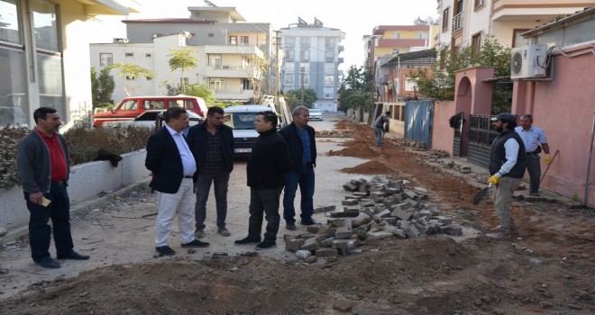 Başkan Tokat, sanayi sitesinde tamamlanan çalışmaları yerinde inceledi