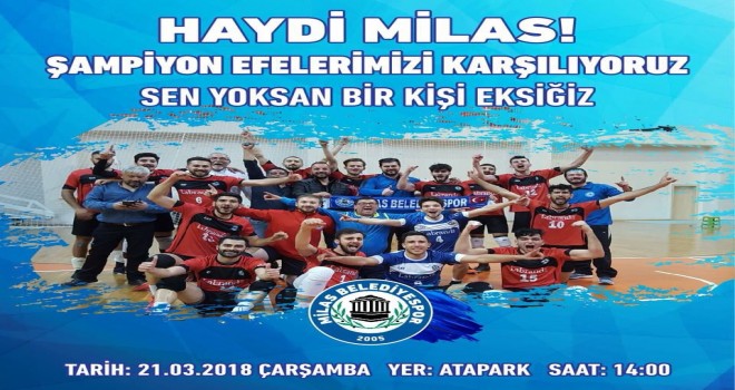 YARIN ATAPARK'TA VOLEYBOL TAKIMIMIZA YAKIŞIR BİR KARŞILAMA TÖRENİ HAZIRLANIYOR..