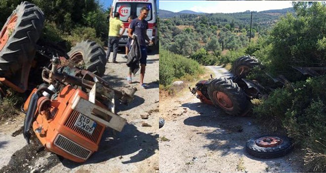 ULAŞ MAHALLESİ’NDE TRAKTÖR KAZASI: 1 YARALI