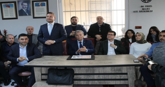 AK Parti Büyükşehir adayı Hıdır Milas'ta