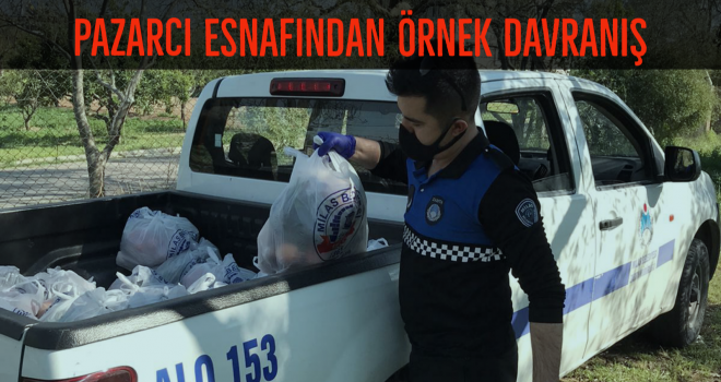 PAZARCI ESNAFINDAN ÖRNEK DAVRANIŞ