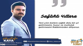 AK Parti Milas Gençlik Kolları Başkanı Mustafa Kaya'dan Yılbaşı Mesajı