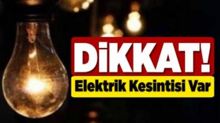 Pazar günü 104 mahallede elektrik kesilecek