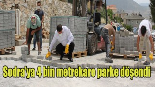 Sodra’ya 4 bin metrekare parke döşendi