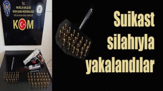 Suikast silahıyla yakalandılar