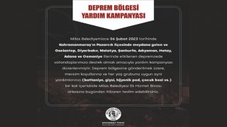 Milas Belediyesi Depremzedelerin Yanında…