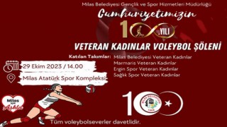 Cumhuriyetimizin 100. Yılında Veteran Kadınlar Voleybol Şöleni…