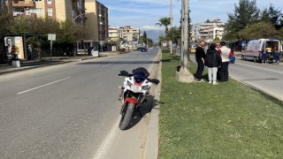 Halilbey Bulvarı’nda Meydana Gelen Trafik Kazasında Motosiklet Sürücüsü Yaralandı.