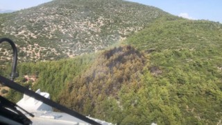 Milas Alaçam Mahallesi’ndeki Orman Yangını Kontrol Altına Alındı