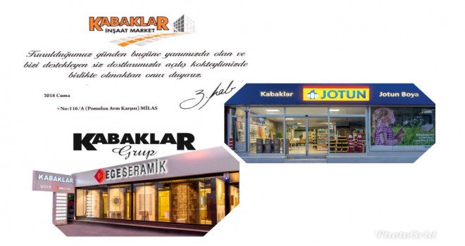 KABAKLAR GRUP YENİ SHOWROOM MAĞAZASI İLE AÇILIYOR.