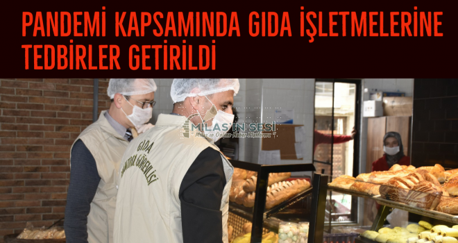 PANDEMİ KAPSAMINDA GIDA İŞLETMELERİNE TEDBİRLER GETİRİLDİ