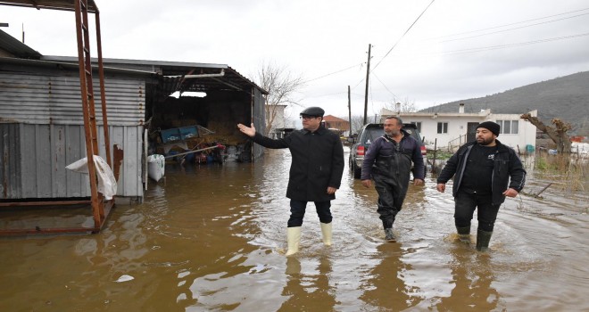 Barış Saylak afet bölgesinde