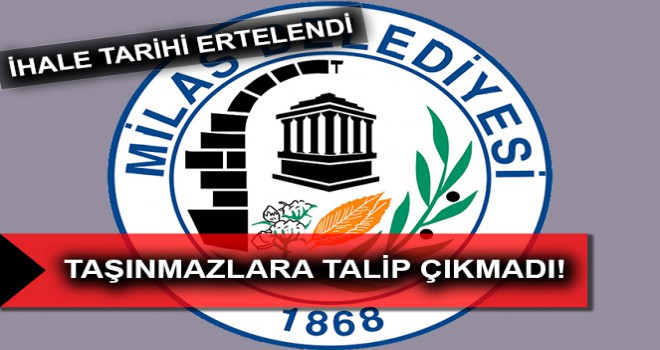 TAŞINMAZLARA TALİP ÇIKMADI!