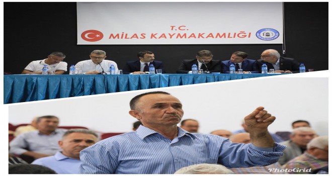 -Milas'ta sulama sorunları masaya yatırıldı