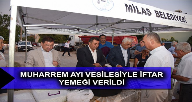 MUHARREM AYI VESİLESİYLE İFTAR YEMEĞİ VERİLDİ