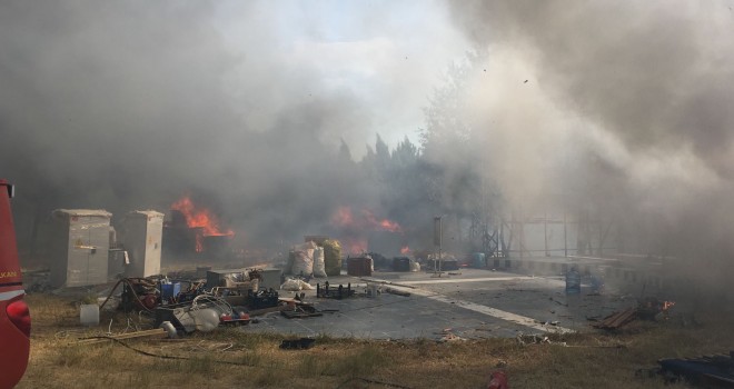 BUGÜN İLÇEMİZDEKİ 9.CU YANGIN'DA ÖNLENDİ.