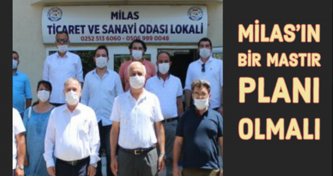 MİLAS'IN BİR MASTIR PLANI OLMALI